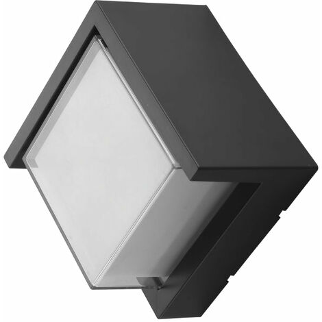 Applique LED Connectée Wifi RGBW 12W IP54 Carrée avec Cache - SILUMEN