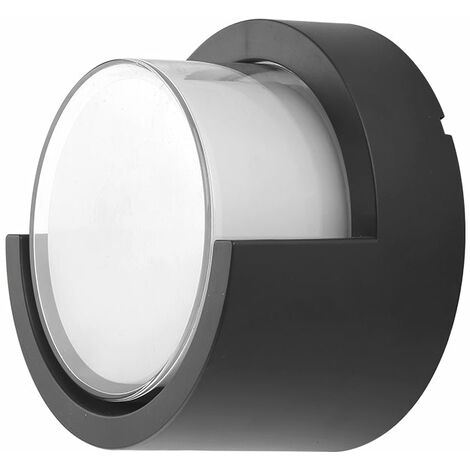 Applique LED Connectée Wifi RGBW 12W IP54 Ronde avec Cache - SILUMEN