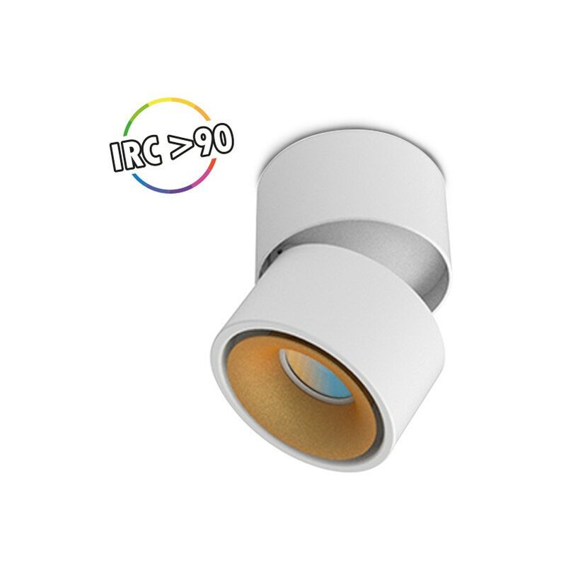 Miidex Lighting - Applique led cosmos - 6W cct ® blanc - dore - cct