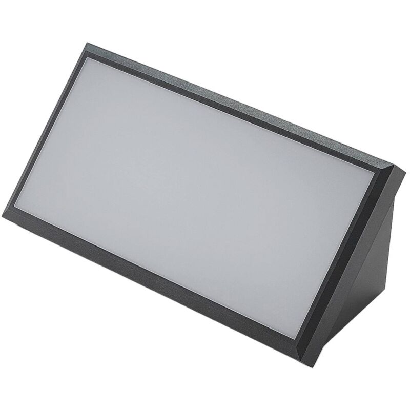 Image of Lindby - Applique da esterno a led Abby, IP65, grigio scuro - grigio scuro (ral 7024), bianco