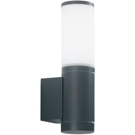 "Applique LED da esterno DISCOVERY cilindrica antracite 13W 4000K (luce naturale)"