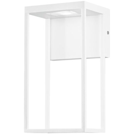 Applique LED da esterno GRIS bianca 12W con luce calda o naturale