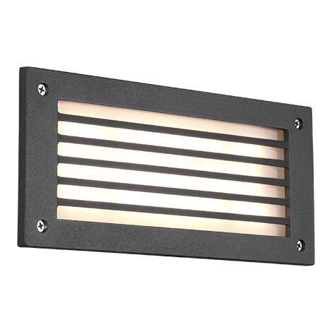 TRIO LIGHTING FOMOSA APPLIQUE LED DA ESTERNO SOLARE RICARICABILE ANTRACITE  CON SENSORE DI MOVIMENTO IP44 P.16CM R22281142