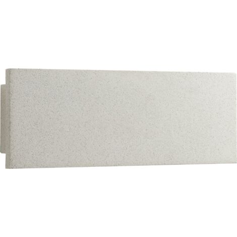 "Applique LED da esterno PARKER in cemento bianco 8.6W luce naturale 30 cm."