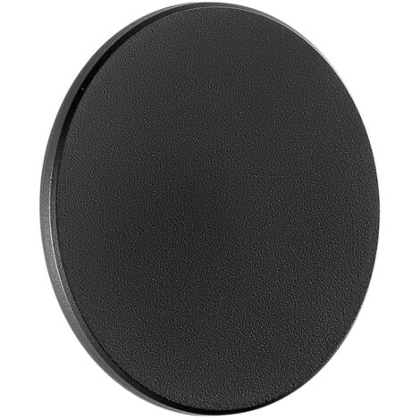 Applique LED da esterno ZODIAC nera 12W con luce calda e naturale 18 cm.