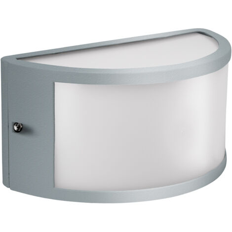 Applique led da parete mod. SEGOVIA1E27M colore grigio marina