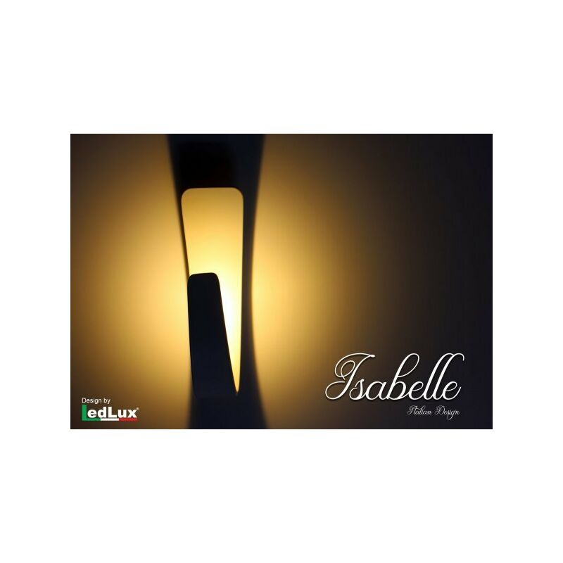 Image of Ledlux - Applique Led Da Parete Modello Isabelle Italian Design Moderna 6W Bianco Caldo