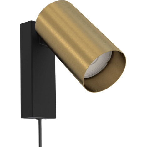 Applique LED da parete Nowodvorski Mono 7781 GU10 nero ottone