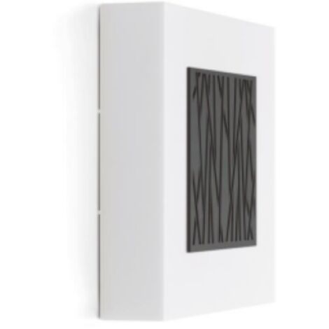 Applique led da parete per esterni bamboo ral 7021 4000k ip65 17w 1296 lm cri80 lombardo bl116104n
