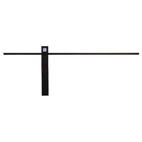 Applique LED da specchio Nowodvorski IMPULSE nera 61cm