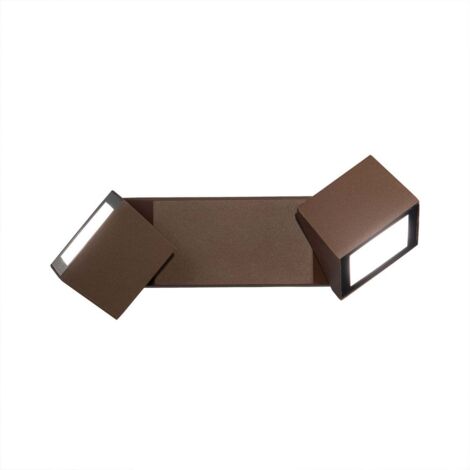 Applique LED d'extérieur orientable IP54 1100 lm Steve 2 - Marron