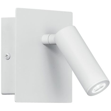 Applique LED DICKENS in metallo oro con punto luce orientabile luce calda