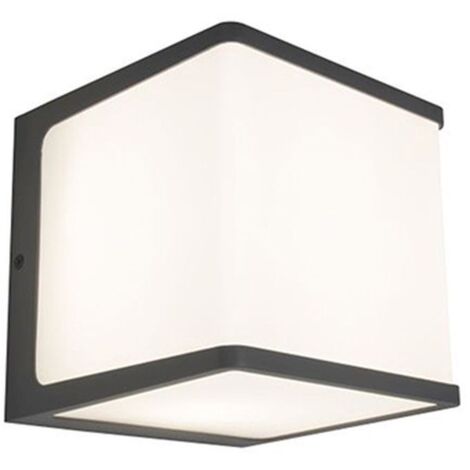 APPLIQUE LED DOBLO 19W 15X15XH15CM 4000K GRIGIA IP