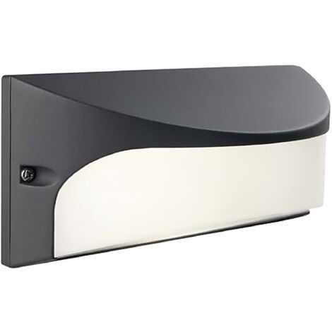 Applique led dome grigio 10 watt