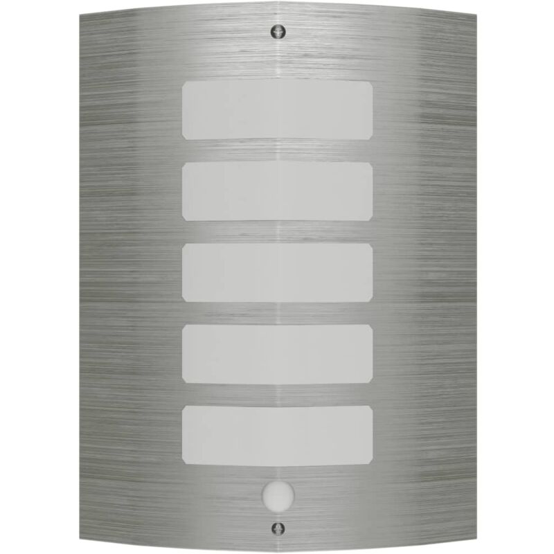 Lampe murale avec capteur de mouvement Acier inoxydable - Vidaxl