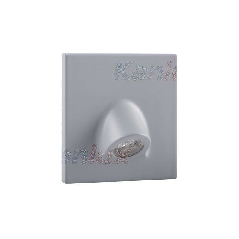 KANLUX Kanlux - Applique LED escalier Carré 0,7W DC12V Gris MEFIS Blanc Chaud 3000K