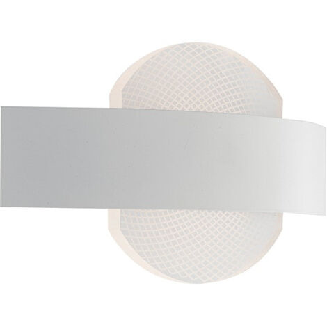 "Applique LED ETERNITY in metallo bianco 11W 4000K (luce naturale)"