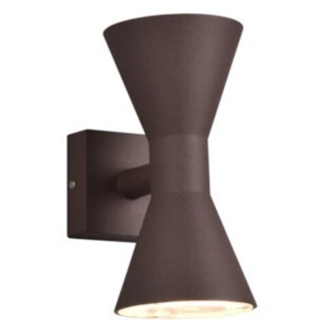 Applique Led extérieure bi-directionnelle rouille - Trio - Ardas