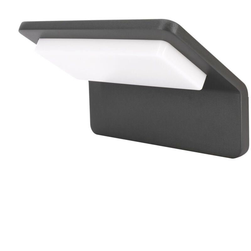 Applique led Extérieure Décorative - 9W - 4000K - 650lm - IP65 - 120x180mm - Graphite