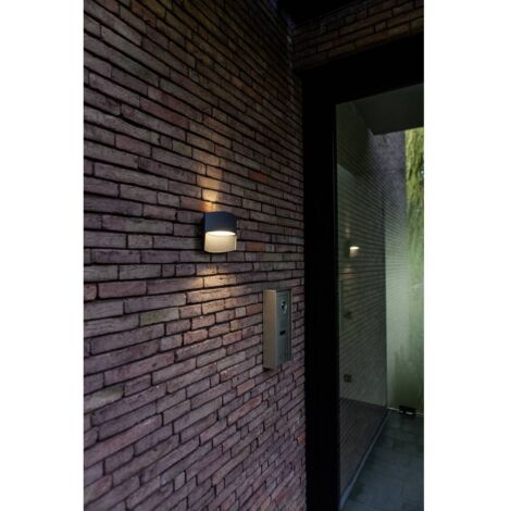 APPLIQUE LED EXTÉRIEURE LUTEC LOTUS 5193201118 11 W BLANC CHAUD GRIS