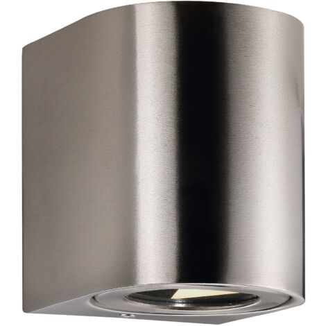 Applique LED extérieure Nordlux Canto 2 49701034 12 W blanc chaud acier inoxydable A240782