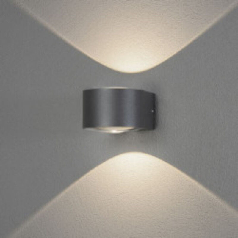 Applique Led Extérieure Anthracite Gala Haut Et Bas