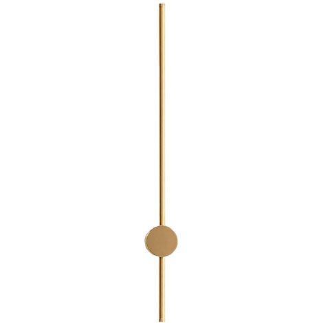Applique led gea luce enila a oro 1150lm 3000°k lampada tavolo moderna