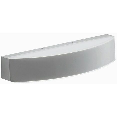 Applique led gea luce gap arco gap501 lampada parete moderna biemissione modulo led integrato, nuances claires 3000 ° k (lumière chaude)