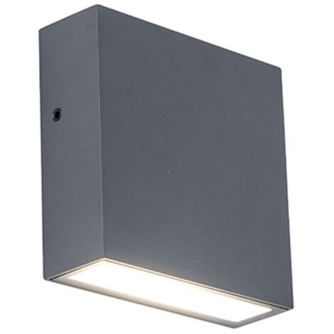 APPLIQUE LED GEMINI XF 9,5W 11X4XH11CM 4000K GRIGI