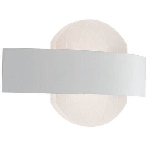 "Applique LED HIMALAYA in metallo bianco 11W 4000K (Luce naturale)"
