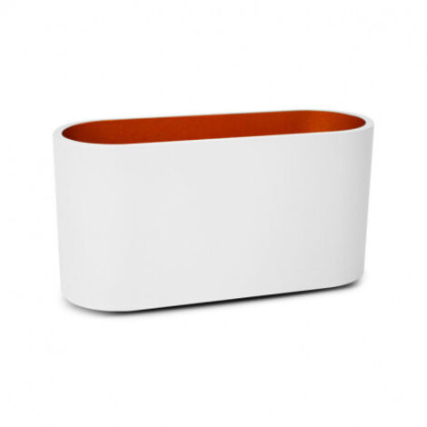 Applique LED HOYA OVALE - 1xGU10 Miidex Lighting®  blanc