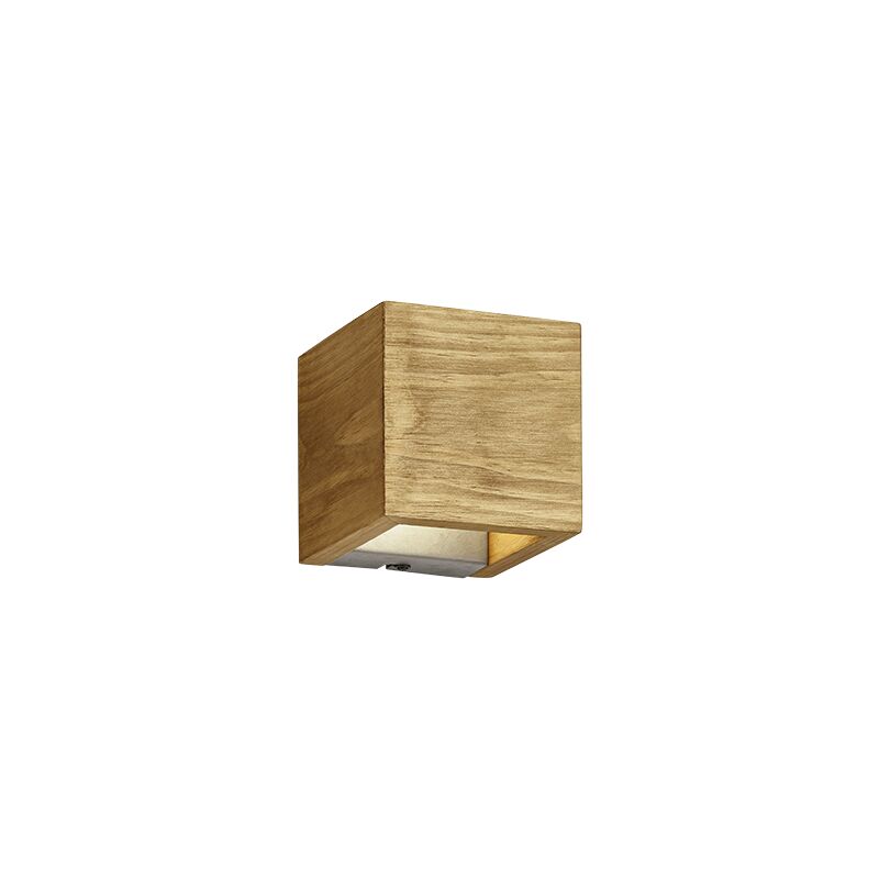 Gd Trio - Applique Led in Legno Led Cubo