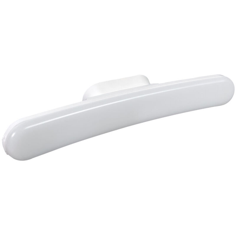 Tibelec - Réglette incurvée led blanc 3.5W, 200 lumens, 4000K blanc-neutre, recheargable, Tactile, fixation à coller