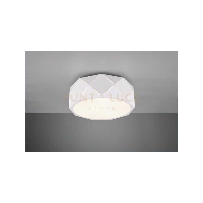 Trio Leuchten - Applique Led Interno Parete Grande 13W Tagli Laser 3 Luci Bianca Zandor gd Trio