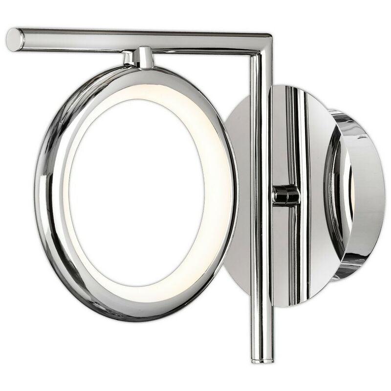 Inspired Mantra - Olimpia ch - Wall Lamp, 8W led, 3000K, 600lm, IP20, Chrome