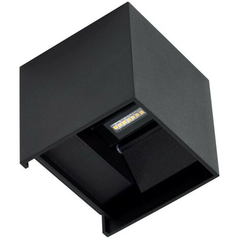 Applique LED LEK per esterno luce calda 3000K Nero Beneito Faure 3985