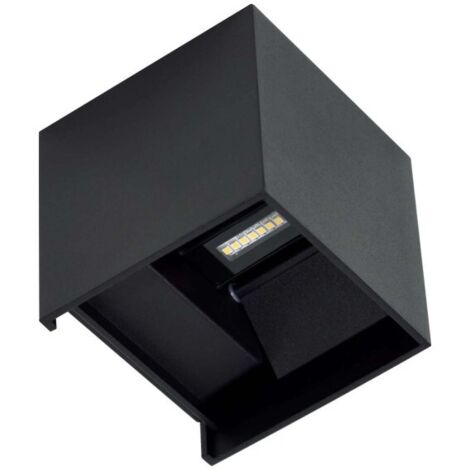 Applique LED LEK per esterno luce fredda 4000K Nero Beneito Faure 3986