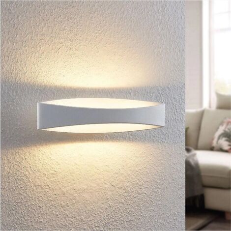 Applique Led Luce Bianca Calda Naturale 12 W Lampada Da Parete 3 Cct Bianco