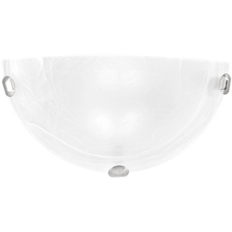 Applique LED LUNA in vetro bianco 12W 4000K (luce naturale)