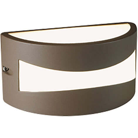 Applique led marrone 22x12,1x10,8 cm