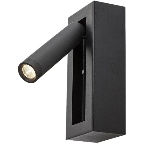Applique LED minimal nera orientabile 4W 3000K Rabalux