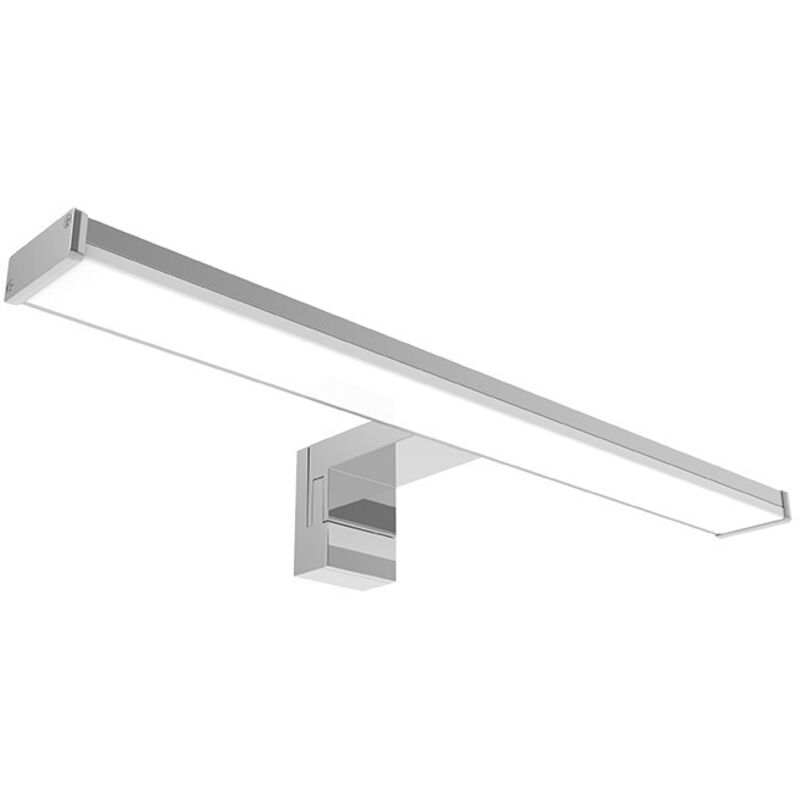Applique led miroir salle de bain - reflecto 8W Miidex Lighting® blanc-neutre-4000k - alu