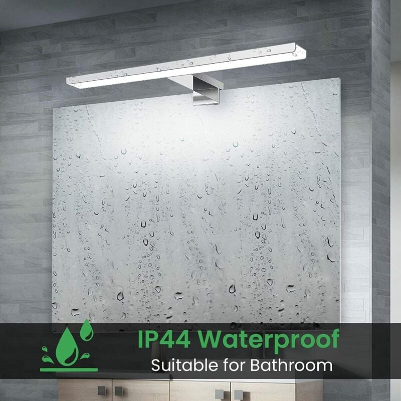 Skecten - Applique led Miroir de Salle de Bain 5W Blanc 4200K Finition Alu