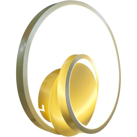 Applique LED moderna 13W oro, luce neutra, ML1050 Milagro