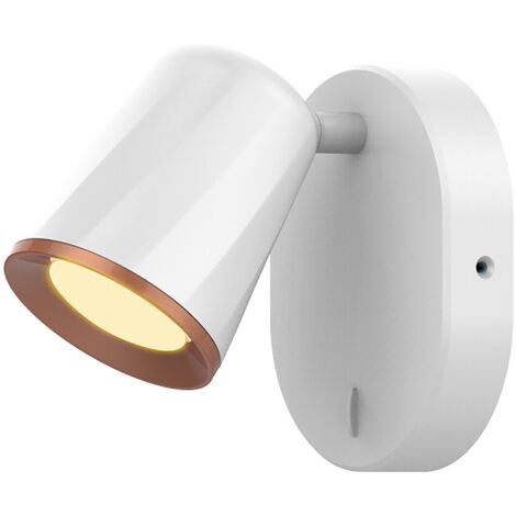 Applique LED moderna con interruttore 6W bianca Solange
