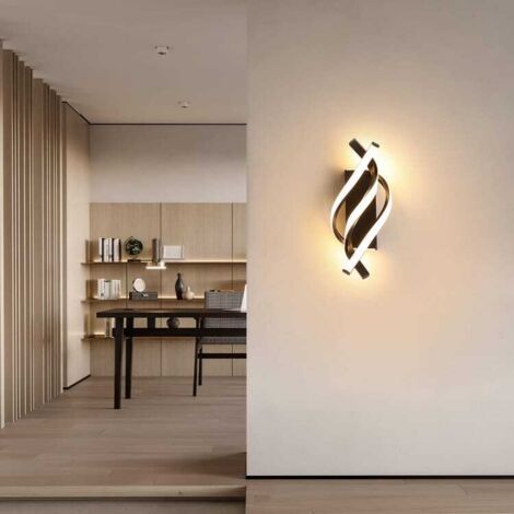 Applique LED Moderna Spirale – Lampada da Parete Interno