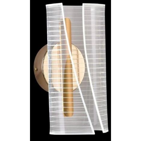Applique Led Moderno Lampada Da Parete 6 W Luce Bianca Calda Naturale 3 Cct