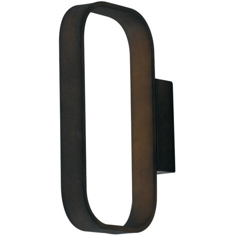 "Applique LED MOKA in alluminio marrone 5W 3000K (Luce calda)"