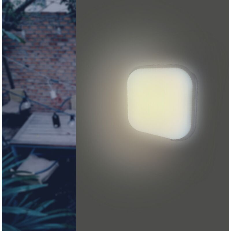 Silamp - Applique led Murale 20W Blanche Carré IP65 - Blanc Froid 6000K - 8000K Silamp - Applique led Murale 20W Blanche Carré IP65 - Blanc Froid 6000K - 8000K