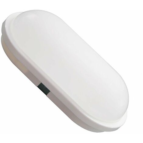 Applique LED Murale 20W Blanche Ovale IP65 - Unité / Blanc Neutre  - SILUMEN